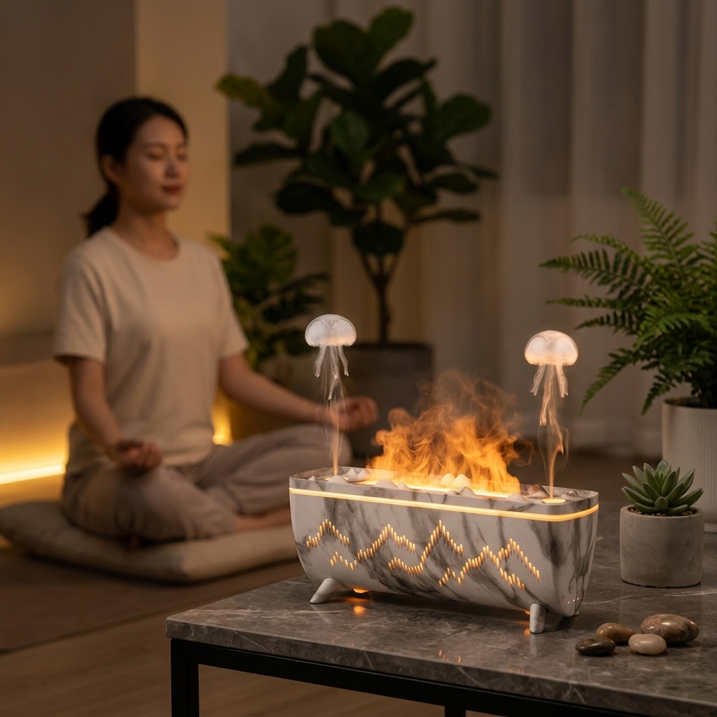 Spa Meditation Scene